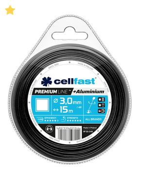 ŻYŁKA CELLFAST KWADRAT Premium 3,0x15mb 10szt /120