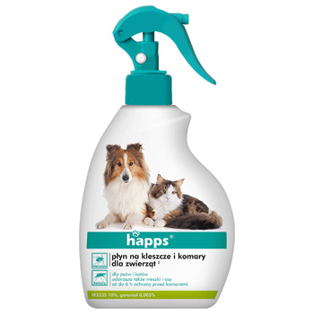 BROS-HAPPS PŁYN DLA ZWIERZĄT komary kleszcze 200ml