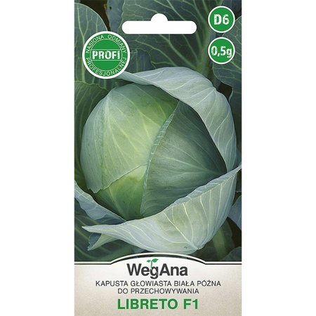 KAPUSTA B.LIBRETO F1  0,5G WEGANA/500/późna