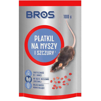 BROS-MY PŁATKIL NA MYSZY 100g - doypack /15/