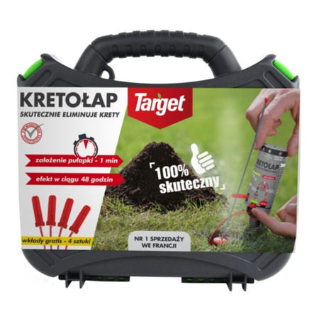 KRETOŁAP - PUŁAPKA NA KRETY - WALIZKA Target