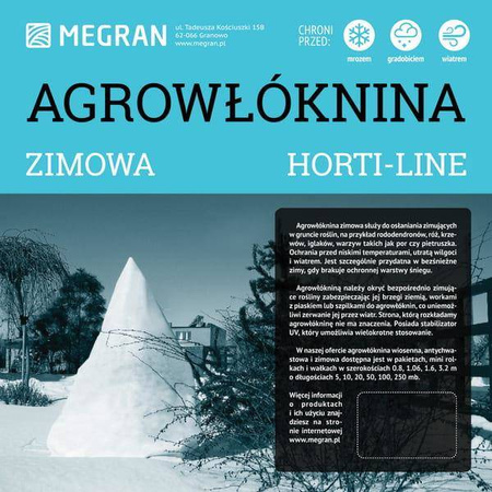 AGROWŁÓKNINA megran ZIMOWA HORTI pakiet 3,20x 5