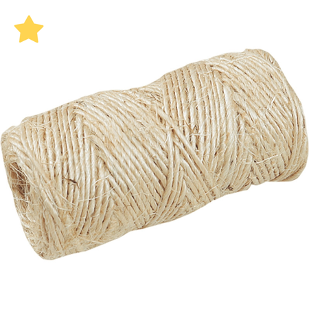 SZNUREK SIZALOWY  60m SZPULKA GR