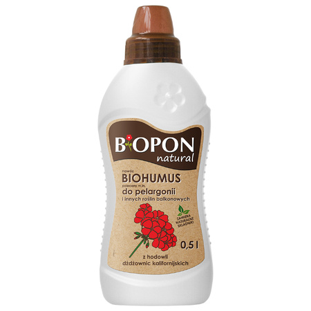 BIOPON-NAWÓZ BIOHUMUS DO BALKONOWYCH płyn 0,5L/6/