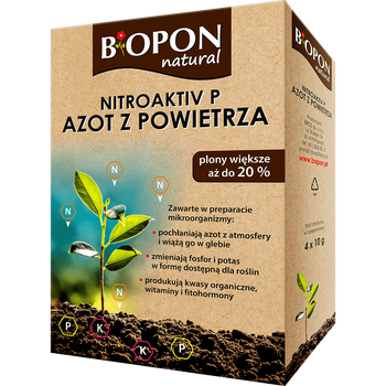 BIOPON NATURALNE-NITROAKTIV P AZOT Z POWIETRZA 40G