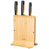 Zestaw 3 noży w bloku bambusowym FSC