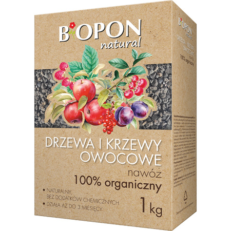 BIOPON-GRANULAT ORG. DO DRZEW I KRZEWÓW OWOC. 1kg