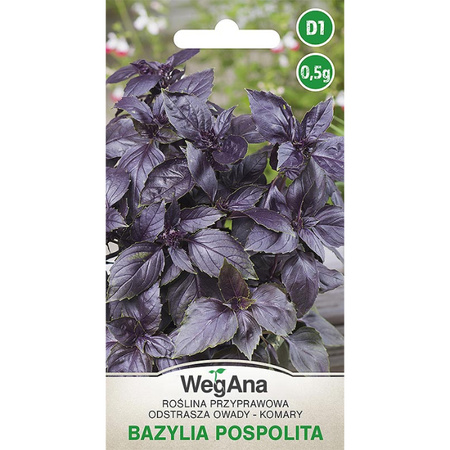 BAZYLIA CZERWONA 0,5G WEGANA /400/