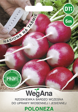 TAŚMA RZODKIEWKA POLONEZA 6M WEGANA/OKR.CZERW. 