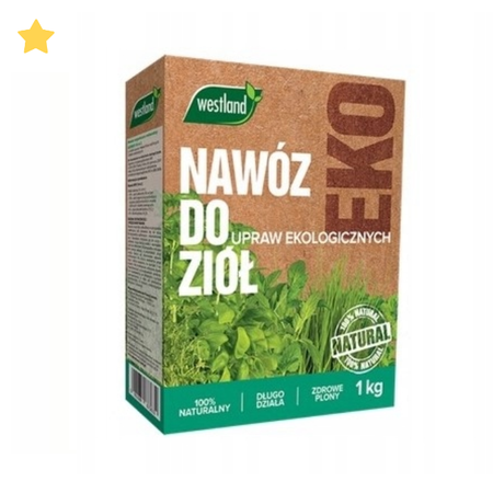 WESTLAND NAWÓZ organiczny DO ZIÓŁ karton 1kg,