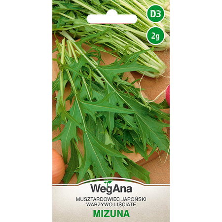 MIZUNA JAPOŃSKI SZPINAK MUSZTAR. 2G WEGANA/400/