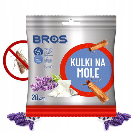 BROS-MO KULKI NA MOLE LAWENDOWE 20szt./14/
