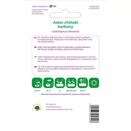 ASTER KARŁ. MIX 1,25G LEGUTKO.