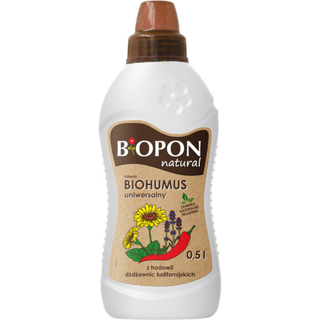 BIOPON-NAWÓZ BIOHUMUS UNIWERSALNY płyn 0,5L/6/.