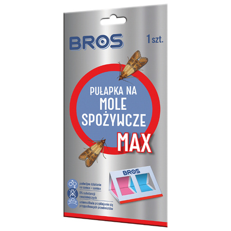 BROS-MO PUŁAPKA NA MOLE SPOŻYWCZE 1szt MAX /20/.