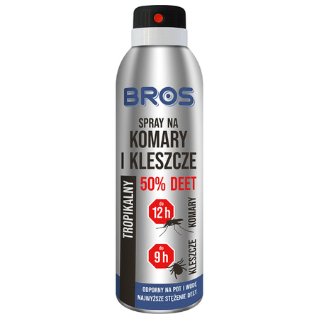 BROS-K SPRAY NA KOMARY I KLESZCZE 50% 180ml /12/