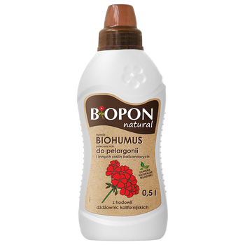 BIOPON-NAWÓZ BIOHUMUS DO BALKONOWYCH płyn 0,5L/6/