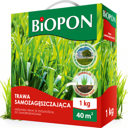 TRAWA  BIOPON SAMOZAGĘSZCZAJĄCA 1kg /6/ new