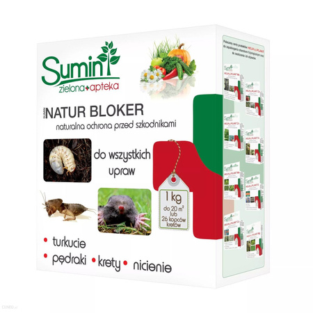 SUMIN NATUR BLOKER 1KG /5/ pędraki turkucie krety*