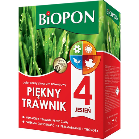 BIOPON-JESIENNY NAWÓZ PIĘKNY TRAWNIK 2kg /4/