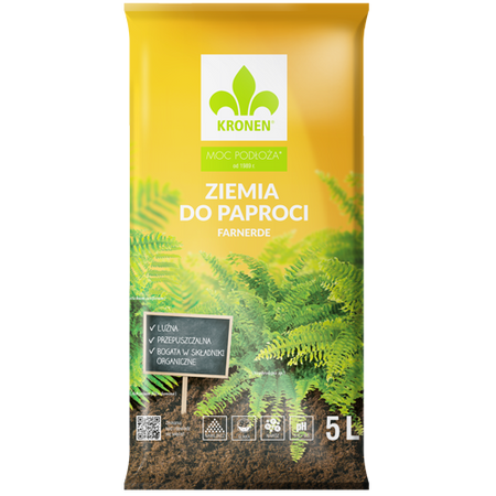 PODŁOŻE  KRONEN 5L. PAPROĆ /150/