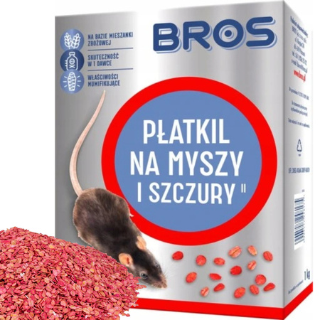BROS-MY PŁATKIL NA MYSZY 1kg /6/
