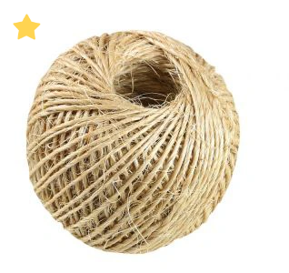 SZNUREK SIZALOWY  60m MOTEK GR