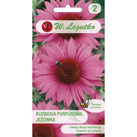 RUDBEKIA PURPUROWA JEŻÓWKA RÓŻOWA 1G LEGUTKO