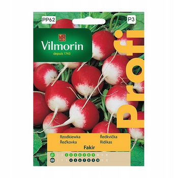 RZODKIEWKA FAKIR 5G VILMORIN /OKR.CZER Z BIAŁ.KOŃ/