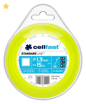 ŻYŁKA CELLFAST KWADRAT 1,3x15mb FOLIA 10szt /120/