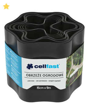 OBRZEŻE cellfast OGROD.CZARNE 15x9m /12/