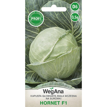 KAPUSTA BIAŁA HORNET (F1)  0,5G WEGANA /WCZ/500