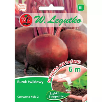 TAŚMA BURAK ĆW. CZERWONA KULA 2 6M LEGUTKO/OKR./