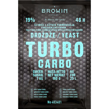 BIOWIN DROŻDŻE TURBO CARBO 48H 160G