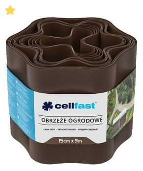 OBRZEŻE cellfast OGROD.BRĄZ 15cmx9m /12/