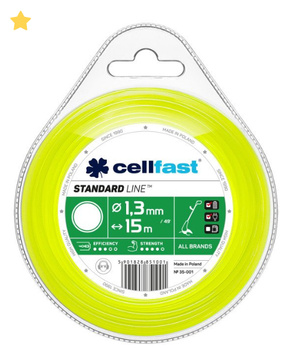 ŻYŁKA CELLFAST OKRĄGŁA 1,3x15mb FOLIA 10szt /120/