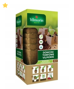 DONICZKA TORF vilmorin kw 8cm x8szt /18/ 