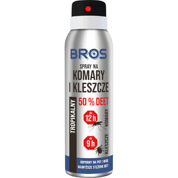 BROS-K SPRAY NA KOMARY I KLESZCZE 50%  90ml /12/