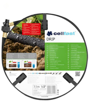 WĄŻ  NAWADNIAJĄCY DRIP 1/2"  7,5m (POCĄCY) 