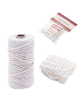 SZNUREK modena ZESTAW WĘD.szn10m+siat 1m eco nat/1