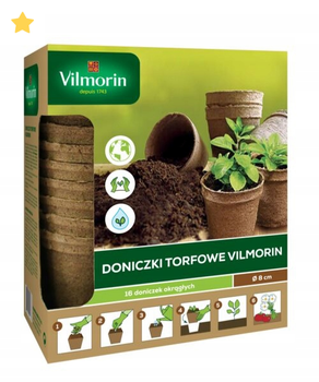DONICZKA TORF vilmorin ok 8cm x16szt /18/ 