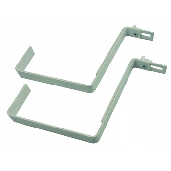 UCHWYT DO SKRZ BALKON  METALOWY BIAŁY 2szt GR