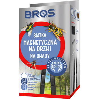 BROS-M SIATKA Z MAGNESEM 160X220 BIAŁA /8/