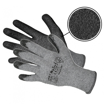 RĘKAWICE RWGRIP G/B KAT.2 POW. LATEKS R.8 SZARE