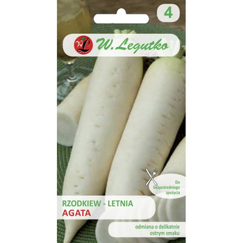 RZODKIEW AGATA 5G LEGUTKO /DŁUGA BIAŁA/