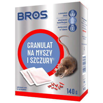 BROS-MY GRANULAT NA MYSZY   140g /12/