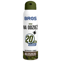 BROS-K SPRAY NA ODZIEŻ P/ KLESZCZOM 90ml /12/
