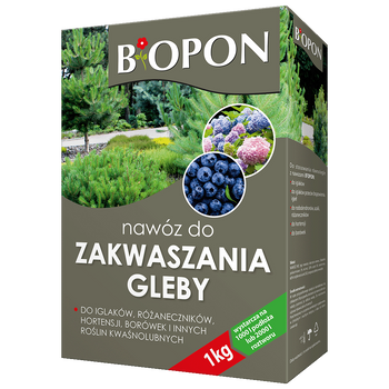 BIOPON-DO  ZAKWASZANIA GLEBY 1kg. /12/
