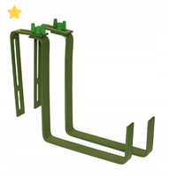 UCHWYT DO SKRZ BALKON  METALOWY ZIELONY 2szt GR