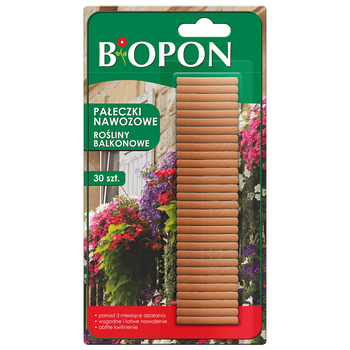BIOPON PAŁECZKI NAWOZ. DO BALKONOWYCH 30szt /30/.